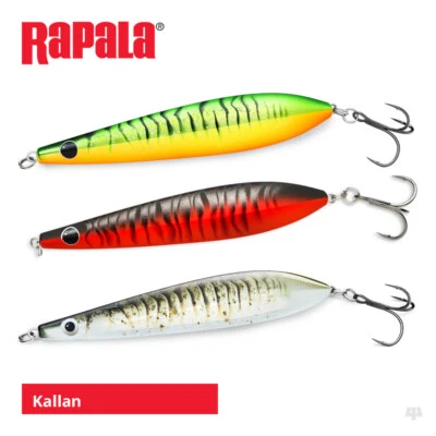 Señuelos con cuchara Rapala Kallan - trucha marina salmón lubina Pollock lucio aparejo de pesca Foto 1 de 4