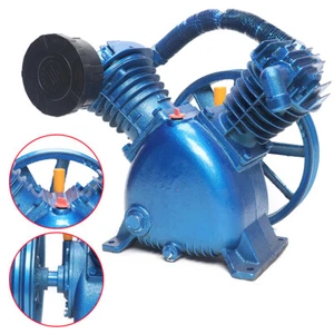 5.5HP 175psi 4KW Air Compressor Pump V Type Head 2-Cylinder Double Stage USA - Picture 1 of 11