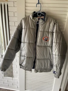 Giacca tampone argento vintage rara Starter NFL Bears X-Large - Foto 1 di 3