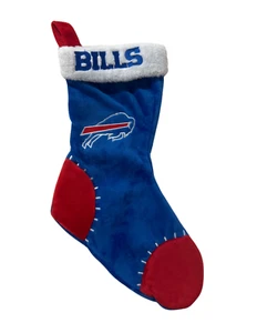 Buffalo Bills Football NFL Logo 17 Zoll Feiertage Weihnachten Plüschstrumpf - Bild 1 von 2