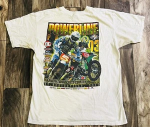 Camisa De Colección 2003 Powerline Park Gncc AMA Talla Grande Blanca - Imagen 1 de 6