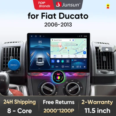 6+128GB Für Fiat Ducato 2006-2023 11.5'' Android 13 Autoradio Navi Apple CarPlay - Bild 1 von 4
