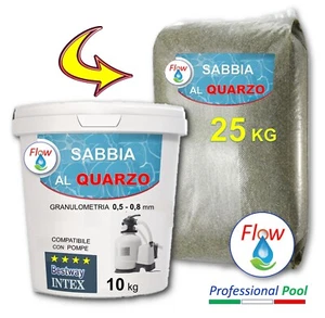 Flow Arena Al Cuarzo Filtrado→ 25KG para Bombas Filtro Piscina Intex, bestway - Imagen 1 de 3