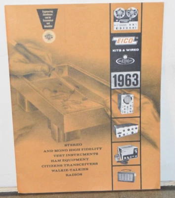 Kits EICO 1963 y equipo estéreo con cable catálogo de alta fidelidad Foto 1 de 3