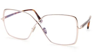 NUEVO TOM FORD TF5841-B 028 Marco de Anteojos Oro Rosa 59-10-135 B52 Italia - Imagen 1 de 10