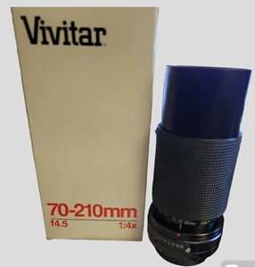 Vivitar Lens 70-210 mm f4.5-f5.6 Macro 1:4x M/MD - Picture 1 of 5