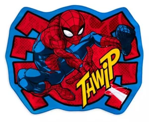 Toalla de playa Spider-Man de lujo con forma de ícono de rizo/peluche en forma de ícono de araña - Imagen 1 de 2