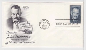 TurtlesTradingPost- John Steinbeck, Author - 1979 FDC #1773- Artcraft Cachet - Picture 1 of 1