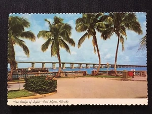 Vintage Bridge of Light, Fort Myers, Florida. Large 6x4 Postcard. New! - Picture 1 of 2