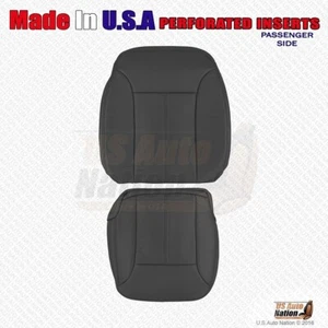 2008 - 2012 Mercedes Benz GL500 GL550 PASSENGER Bottom & Top Leather Cover Black - Picture 1 of 6