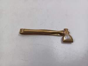 Axe Vintage LARGE Tie Bar Clip tools men woods lumberjack axemen - Picture 1 of 5
