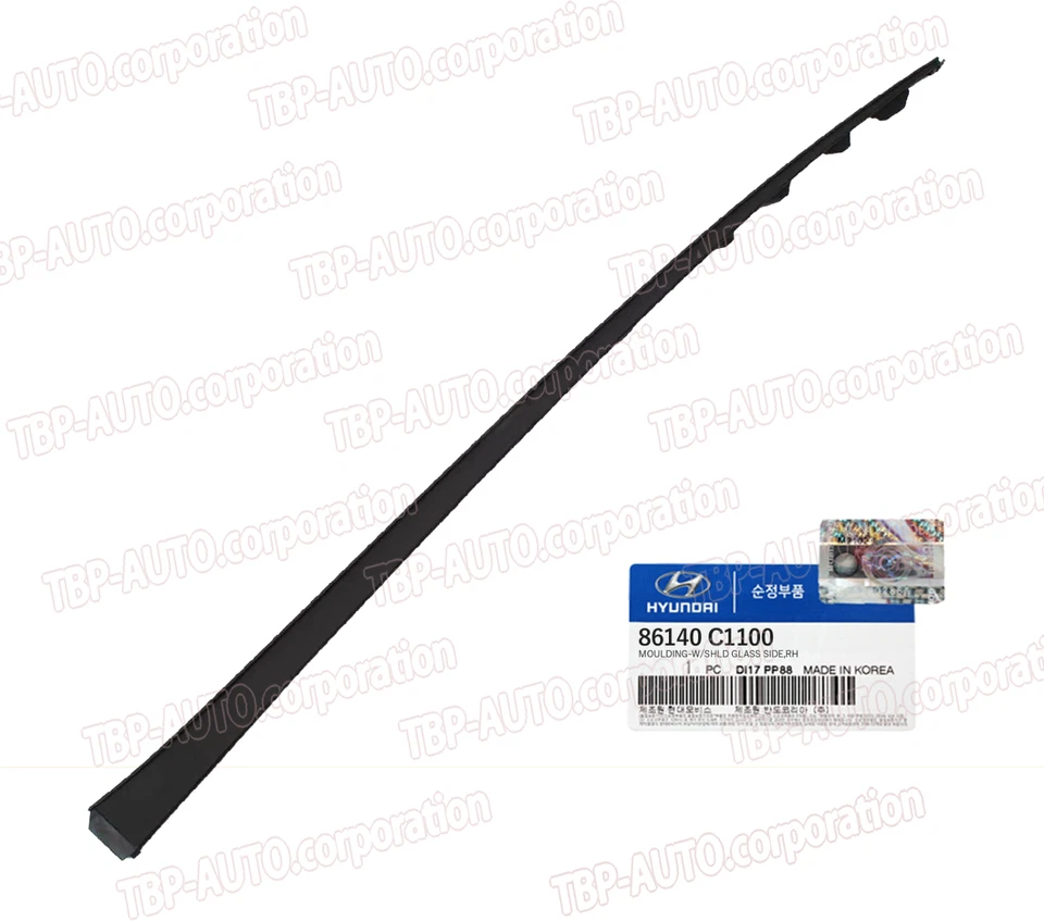 Moldura de pilar de parabrisas GENUINA ® DELANTERA DERECHA para Sonata 86140C1100 2015-2019 Foto 1 de 1