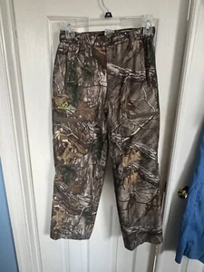 Real Tree Pants Hunting Camo Cargo Real Tree Youth Size 12 Outdoor - Picture 1 of 5