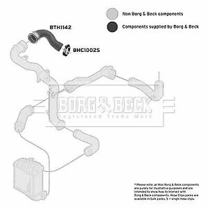 Borg & Beck BTH1142 Ladeluftschlauch für AUDI SKODA VW