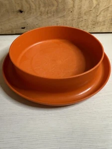 Vintage TUPPERWARE 1317-8 Replacement Little Diner Bowl Orange- Bowl Only - Picture 1 of 3