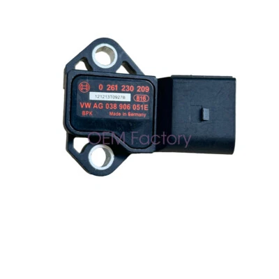 038906051E Turbocharger Boost Sensor OEM for AUDI A4 2009-2016 A5 2010-2015 2.0T Foto 1 de 4