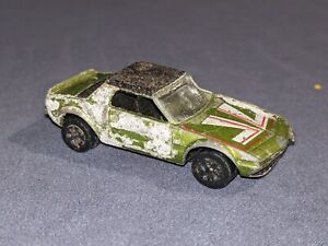 Vintage Playart 1/64 Die Cast Fiat X1/9 Sports Car Green (PL152)