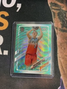Topps Chrome Elite 2021 horas extras Tudor Somacescu Aqua Wave/199 - Imagen 1 de 2