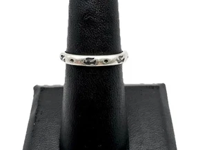 Dainty James Avery Retired Sterling Silver .925 Stacker Dove Ring Sz 6.5, 3mm - Picture 1 of 10