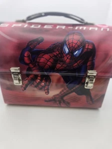 Vintage Spider-Man Mini Tin Lunch Box 2002 Marvel Characters Columbia Pictures - Picture 1 of 12