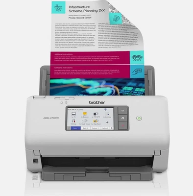 Brother ADS-4700W Duplex Document Scanner - Image 1 of 2