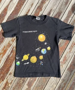 Vintage US Space & Rocket Center Planets T-shirt Kids 6-8 Youth Small Alabama - Picture 1 of 10
