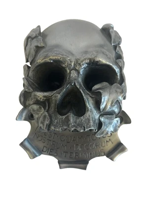 Wall Mounted Silver and Grey Skull Bottle Opener 7'' Charity - Image 1 of 4