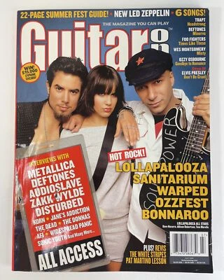 Guitar One Magazine July 2003 Metallica Tom Morello Deftones Disturbed (M85) Foto 1 de 4