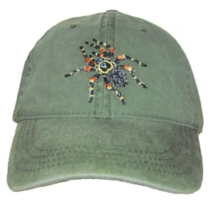 Red-Kneed Tarantula Embroidered Cotton Cap NEW - Picture 1 of 1