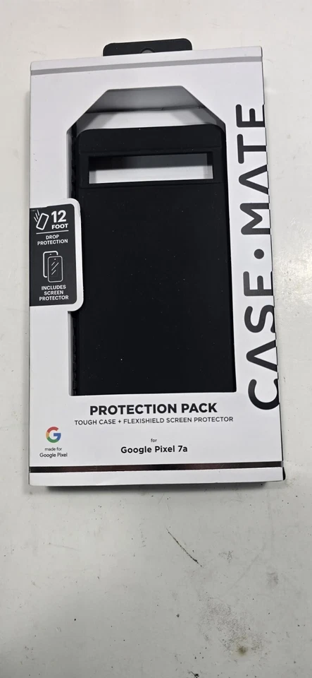 Case-Mate Tough Series Hardshell Case for Google Pixel 7a - Matte Black - Image 1 of 2