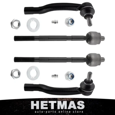 4x barras de amarre interiores exteriores enlaces dirección para 99-04 Suzuki Vitara y Chevy Tracker Foto 1 de 4