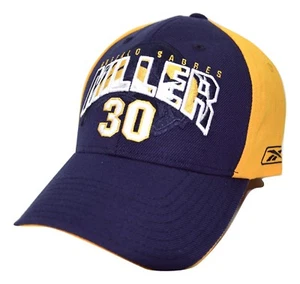 Buffalo Sabres Reebok Face Off NHL Player Goalie Ryan Miller #30 Cap Hat 7790224 - Picture 1 of 7