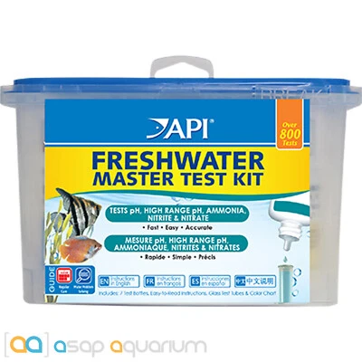 API Freshwater Master Test Kit 800+ Fresh Water Tests pH Ammonia Nitrate Nitrite - Image 1 of 2