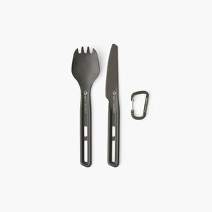 Sea to Summit Frontier Ultralight Spork & Knife Set with Carabiner - Picture 1 of 4