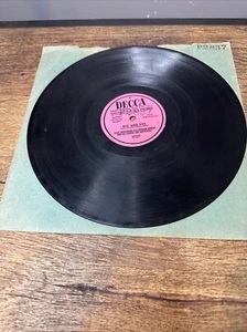 Louis Armstrong - DECCA 29153 - The Whiffenpoof Song & Bye And Bye - RARE PROMO - Picture 1 of 3