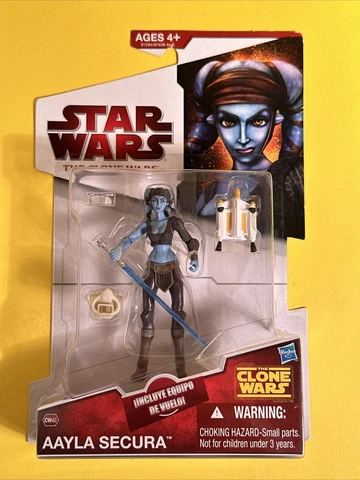 STAR WARS CLONE WARS AAYLA SECURA ACTION FIGURE SEALED #CW40 Cover