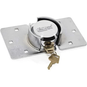 ST Heavy Duty Van Lock and Hasp Chrome with Fixing Bolts - Picture 1 of 1