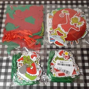 The Grinch Christmas Welcome Banner Decorations and Paper Ornaments Party - Picture 1 of 6