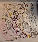 VINTAGE MIXED ESTATE COSTUME JEWELRY LOT 58 PIECES