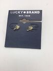 Lucky Brand gold tone palm Tree stud earrings B19