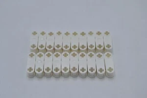 LEGO 20 x Verbinder weiß White Technic Axl Pin Connector 3L Center Hole 32184 - Bild 1 von 2