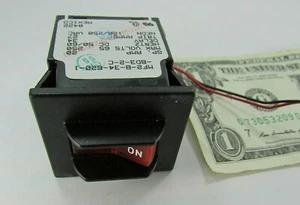 Carlingswitch M Series 2-Pole Circuit Breakers 20A / 27A Trip 120/250 VAC 65 VDC - Picture 1 of 12
