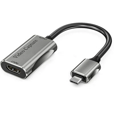 Adapter 4K Video Capture Card Game HDMI to USB 3.0 Type C For Video Conference - Image 1 of 4