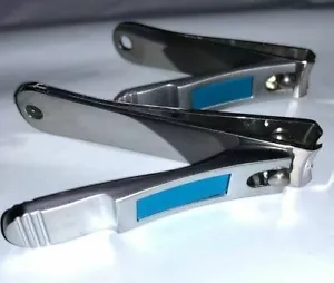 Nagelknipser Fingernagel Zehennagelknipser Set 2 Stück Scharf Robust Edelstahl - Bild 1 von 7