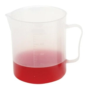 BIKE IT MOTORCYCLE FUEL GRADUATED MEASURING BEAKER WITH HANDLE - 500ML - Picture 1 of 1