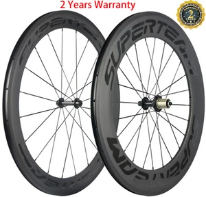 Vorne 60 mm hinten 88 mm Clincherräder 700C Fahrrad Carbon Radsatz Rennräder - Bild 1 von 10