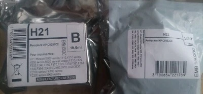 Tintenpatronen Für HP 21XL Schwarz + für HP 22XL Farbig - DE Kostenloser versand - Bild 1 von 4