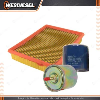 Wesfil Oil Air Fuel Filter Service Kit fits Ford Taurus DN DP 3.0L V6 03/96-1998 - image 1 of 2