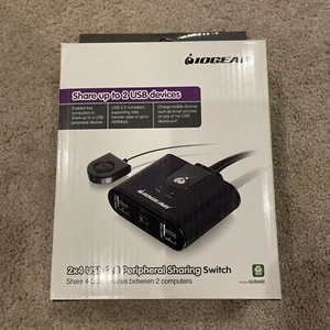 Interrupteur de partage de périphériques IOGEAR GUS402 2x4 USB 2.0 - Photo 1/2