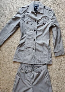 ANNE KLEIN II set of women Pant Suit GRAY size S Made in USA / NEW - Picture 1 of 24